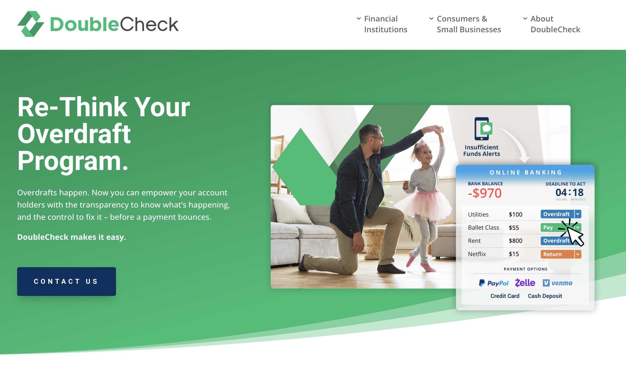 DoubleCheck Homepage